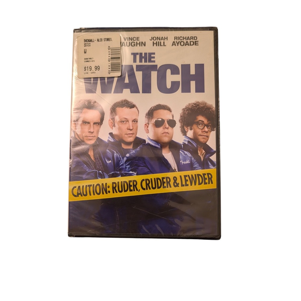 The Watch DVD 2012 Ben Stiller Vince Vaughn Jonah Hill Richard Ayoade New Sealed